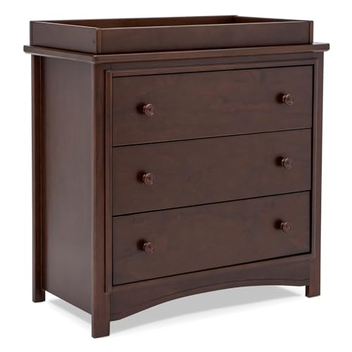 Perry 3 Drawer Dresser with Changing Top and Interlocking Drawers, view 2