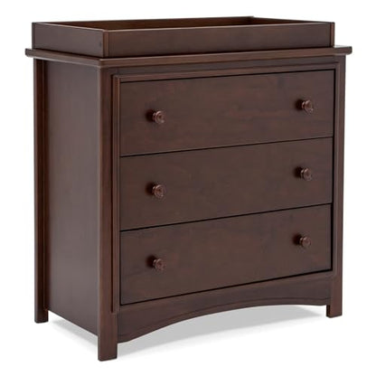 Perry 3 Drawer Dresser with Changing Top and Interlocking Drawers, view 2