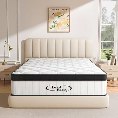 King Size Mattress,12 Inch King Mattress in a Box for Back Pain Relief, Upgrade Memory Foam and Pocket Coils Spring, Medium Firm, Excellent Motion Isolation, Edge Support, 80x76x12