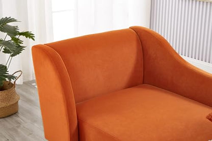 GDFStudio Upholstered Chaise Lounge Chair Indoor, view 6