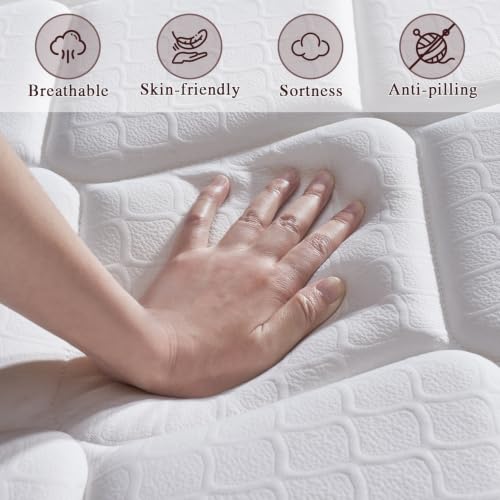 Queen Mattress, 12 Inch Hybrid Queen Size Mattress in a Box, view 4