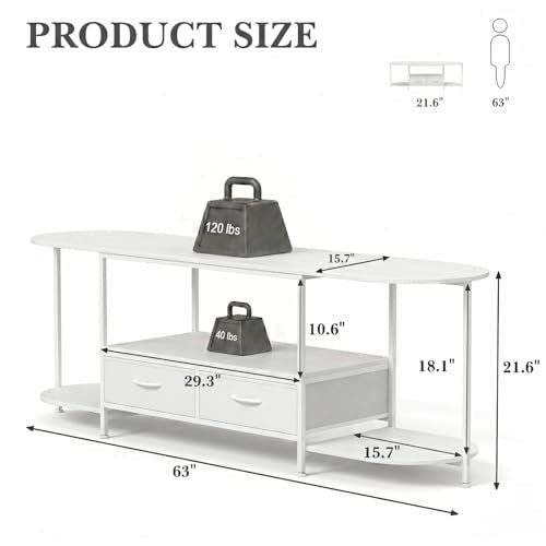 63" TV Stand for TVs up to 75 Inches, view 4