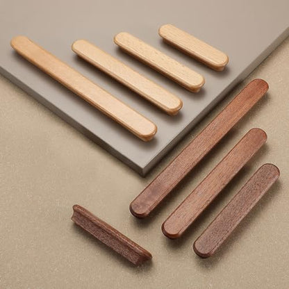Log Wood-3.78 in 2 pcs Wood Drawer Knobs Pulls Handles Kitchen Cabinets Furniture Dresser Wardrobe Cupboard Drawer Knobs Pulls Handle