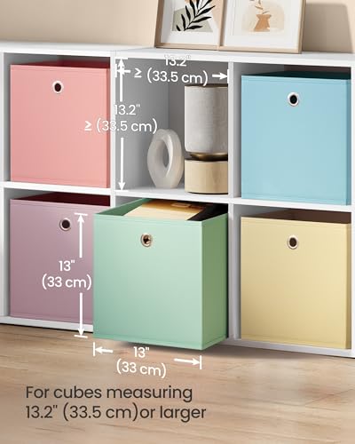 Storage Cubes, Set of 6 Odorless Foldable Storage Boxes, view 3