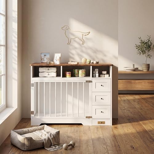 Dog Crate, Heavy Duty Dog Crate Furniture Console Table, view 2