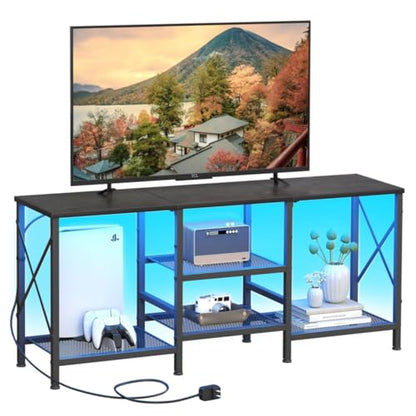 TV Stand with LED Lights for 55 Inch TV, view 2