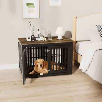 48 Inch Heavy-Duty Dog Crate Furniture, view 8