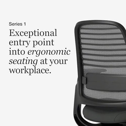 Steelcase Series 1 Ergonomic Office Chair, Carpet Floors, Graphite, view 5