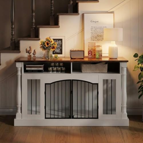 63" Large Dog Crate Furniture for Small & Medium Dogs, view 3