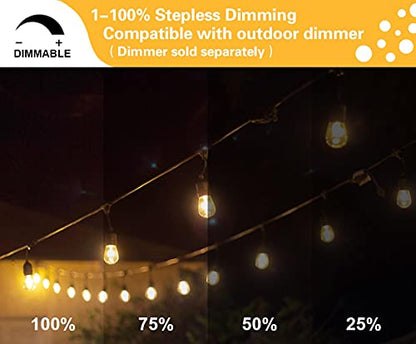 2 Pack 48FT Outdoor String Lights, view 4