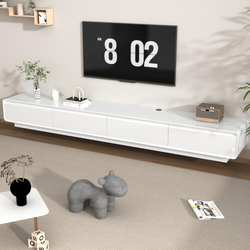 94.5" Minimalist Floating TV Stand for TVs up to 100 Inches, view 6