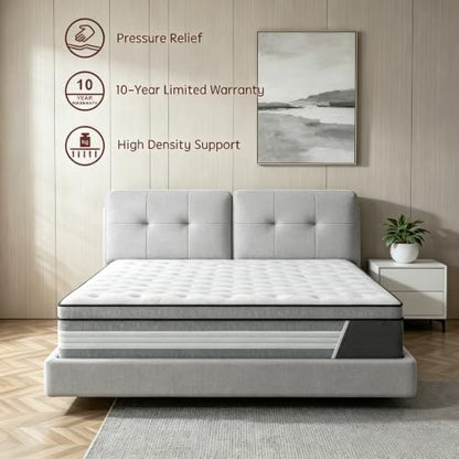 King Size Mattress, 12 Inch King Mattress in a Box, view 6