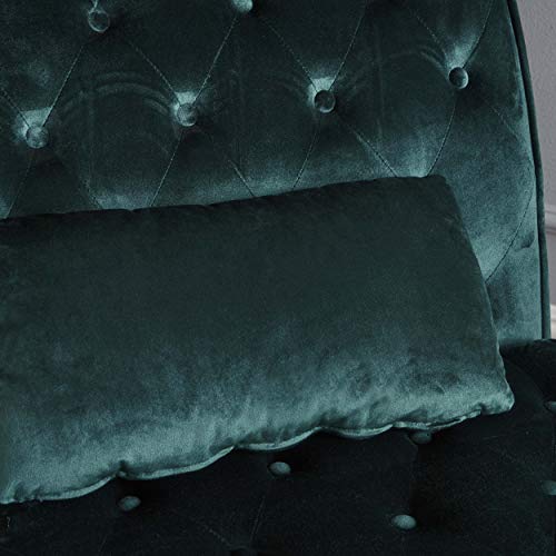 Christopher Knight Home Rafaela Modern Glam Tufted Velvet Chaise Lounge, view 7