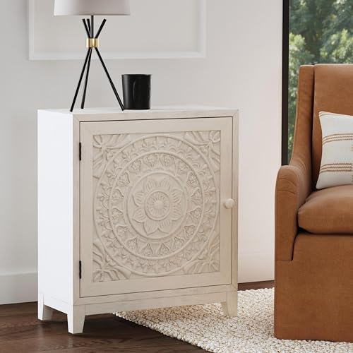 Powell Furniture Grace, Antique White Cabinet