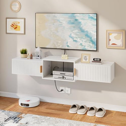 Mid Century Modern Floating TV Stand, view 4