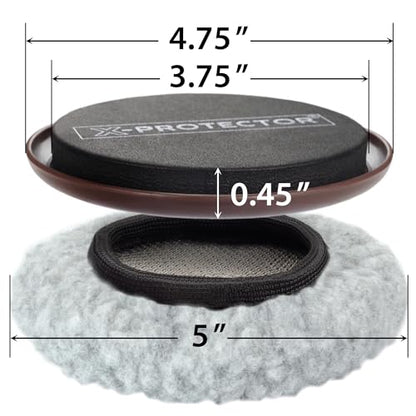 Furniture Sliders 4+4 Pack 5” - Multi-Surface Furniture Sliders for Carpet & Hard Floors - 4 Furniture Movers for Carpeted Floors and 4 Hardwood Socks - Move Your Furniture Easily!
