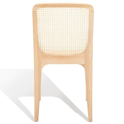 SAFAVIEH Couture Collection Frank Tropical Coastal Natural Rattan Dining Chair Set of 2