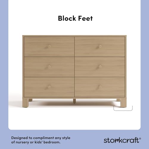 California 6 Drawer Double Dresser, Driftwood, view 6