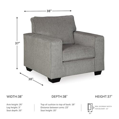 Signature Design by Ashley Altari Modern Chair, Light Gray
