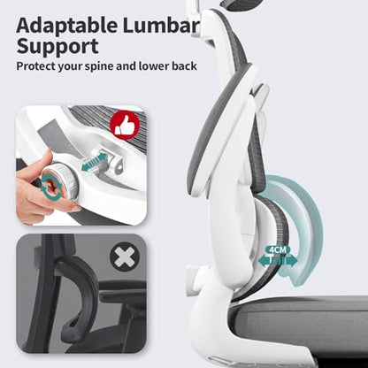 Office Chair Ergonomic Desk Chair - Gaming Chair with Lumbar Support, view 4