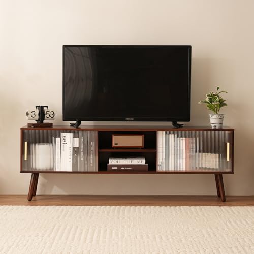 Bamboo TV Stand Entertainment Center, view 2
