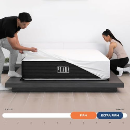 Brooklyn Bedding Plank Firm Luxe 13" Queen Hybrid Mattress|Breathable Materials, view 5