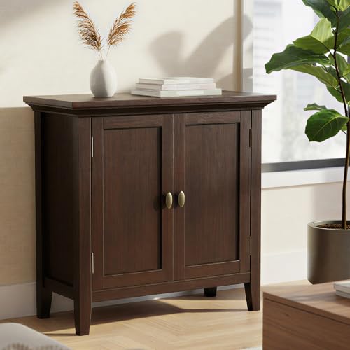 Redmond 32" Wide Solid Wood Cabinet in Brunette Brown, view 3