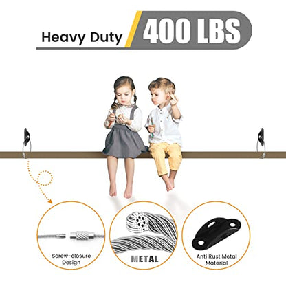 Booda Brand Furniture Anchors (10 Pack) Anti Tip Furniture Straps for Baby Proofing, 400lbs Tension Earthquake Resistant Metal Straps, Furniture Wall Anchor Prevent Baby Pet from Falling Furniture