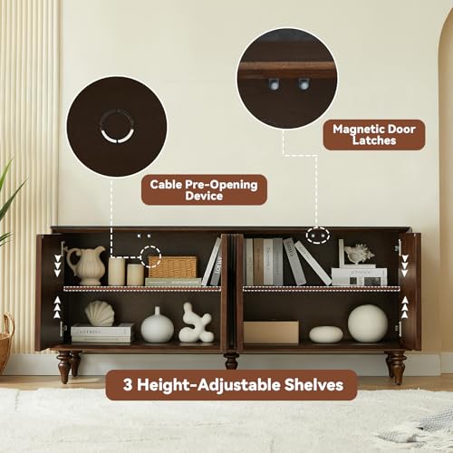 62.99" Sideboard Buffet Cabinet with Storage, view 7