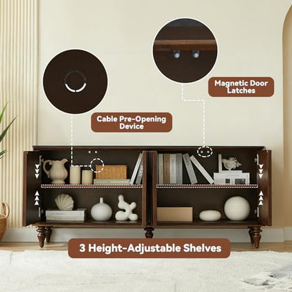 62.99" Sideboard Buffet Cabinet with Storage, view 7