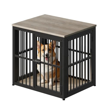 27'' Dog Crate Furniture with 3 Doors for Puppy Small Dogs, view 7