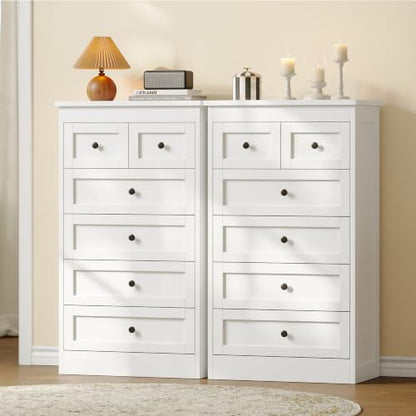 Tall 6 Drawer Dresser for Bedroom, view 7