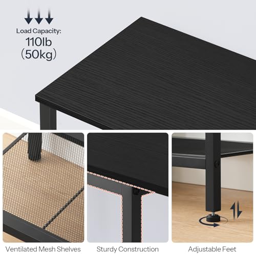 TV Stand with Charging Station to 55 Inches, LED Entertainment Center, view 8