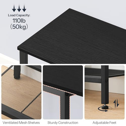 TV Stand with Charging Station to 55 Inches, LED Entertainment Center, view 8
