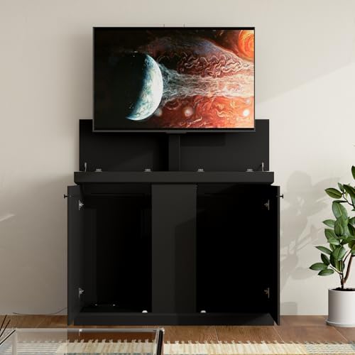 Modern TV Stand Elevate TV Lift Cabinet with Mount, view 5