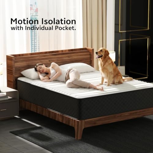12 Inch Queen Hybrid Mattress in a Box, Firm Pocket Spring, Gel Foam, view 5