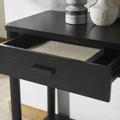 SAFAVIEH Couture Collection Jaylessa Black 2-Drawer Console Table