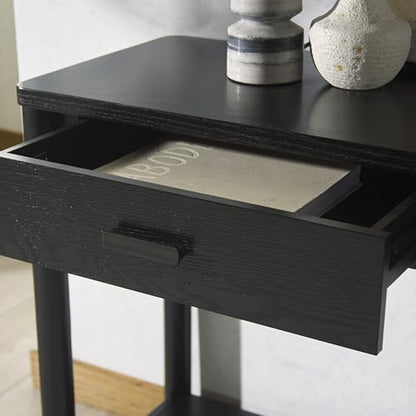 SAFAVIEH Couture Collection Jaylessa Black 2-Drawer Console Table
