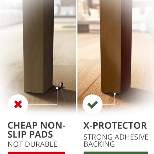 Non Slip Furniture Pads – 12 Premium Furniture Grippers 3"! Best SelfAdhesive Rubber Feet Furniture Feet – Ideal Non Skid Furniture Pad Floor Protectors – Keep Furniture in Place!