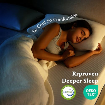 12 Inch Queen Foam Mattress Cooling Gel Memory for Pressure Relief & Deep Sleep, view 4