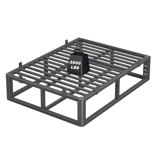 Steel King Bed Frame with Rounded Corners, view 2