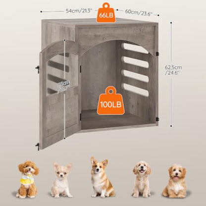 Dog Crate Furniture, Small Dog Kennel Indoor, Pet Side End Table, view 5
