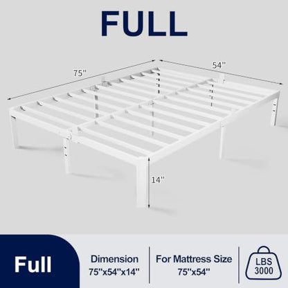 Full Metal Bed Frame with Round Corner Legs, view 3