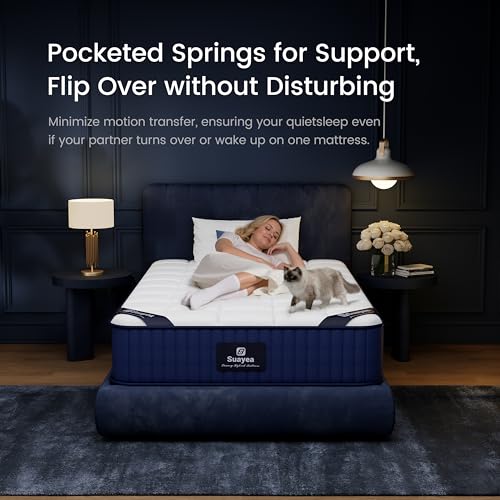 Full Size Mattress, Luxury 8 inch Hybrid Memory Foam Full Mattress in a Box, view 6
