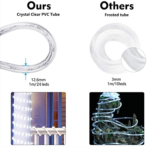 100ft LED Rope Lights Outdoor, view 5