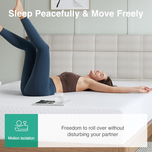 King Mattress 12 Inch,King Memory Foam Mattress with Breathable Comfort Layer & High-Density Base Foam for Pressure Relief & Contouring Support, Motion Isolation & Cooling Comfort