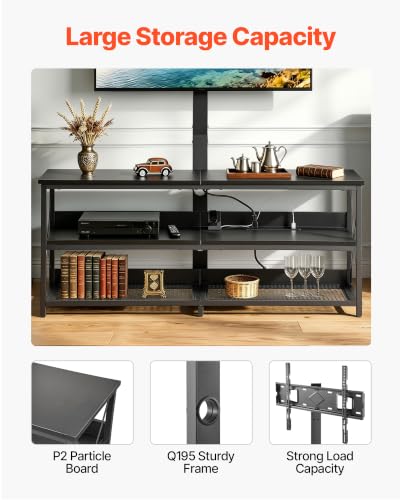 TV Stand with Mount, 47.2 Inch, TV Stand Console with Power Outlet, view 8