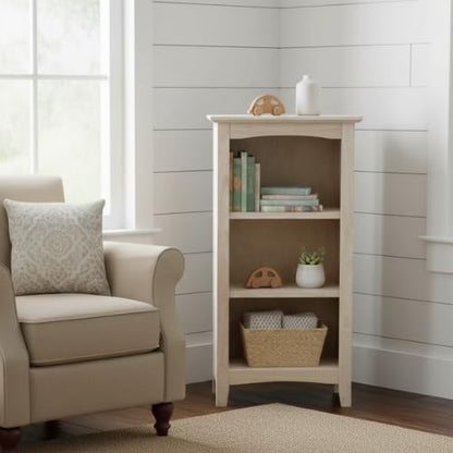 Solid Wood Shaker Bookcase - 36" H