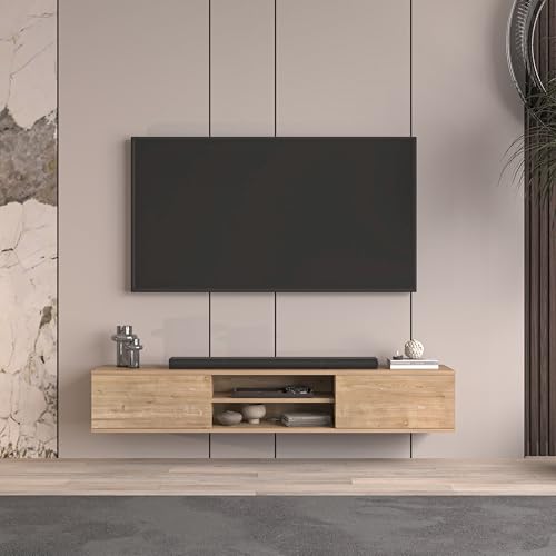 Atelier Mobili Floating TV Stand 65 Inch Wall Mounted Entertainment Center, view 6