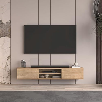 Atelier Mobili Floating TV Stand 65 Inch Wall Mounted Entertainment Center, view 6